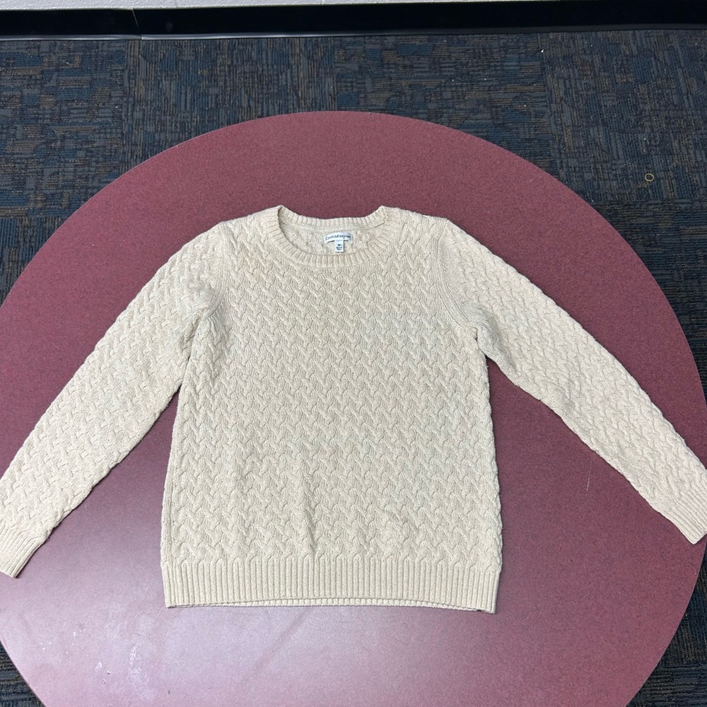 Croft&Borrow cream sweater size medium